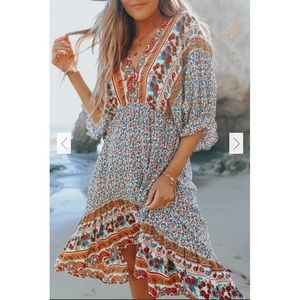 Magnolia Boutique Boho High Low Maxi Dress